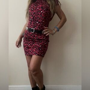 Y2K Pin-up doll dress by French Connection 🍷🍷